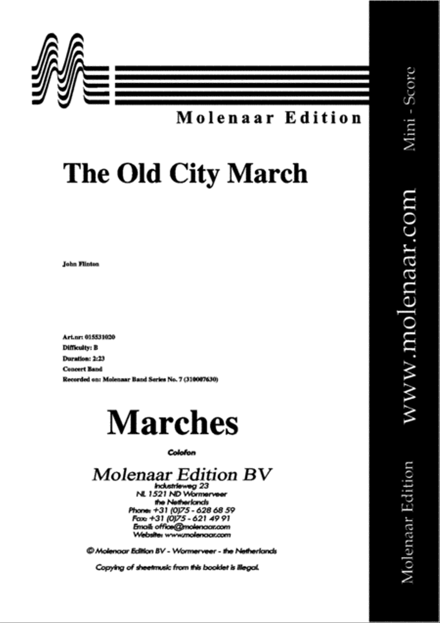 The Old City March Concert Band scores gallery preview page 2