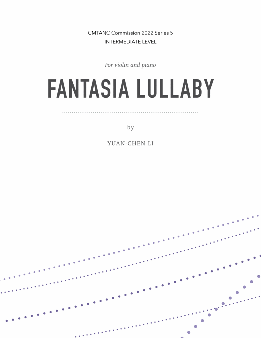 Fantasia Lullaby for violin and piano