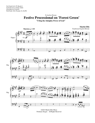 Book cover for Festive Processional on FOREST GREEN