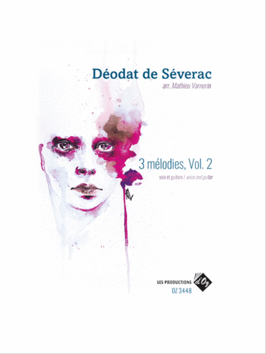 3 mélodies, vol. 2 3 mélodies, vol. 2 Classical Guitar scores gallery preview page 1