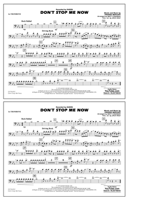 Book cover for Don't Stop Me Now - 1st Trombone