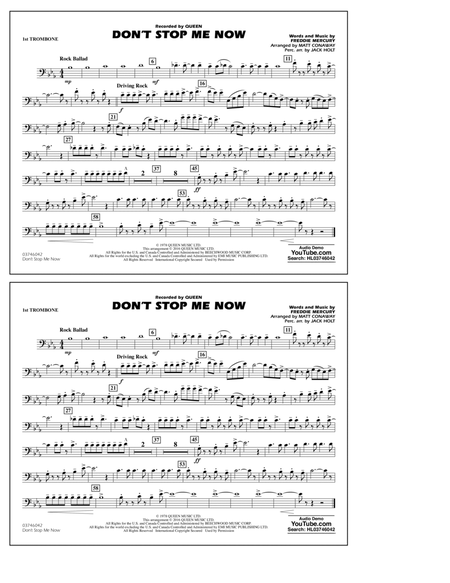 Don't Stop Me Now - 1st Trombone