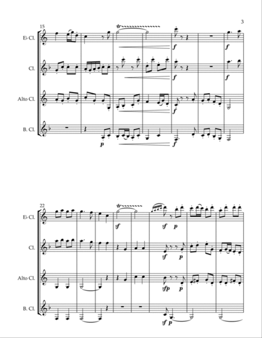 8 Russian Folksongs Dancing Chorus Choir scores gallery preview page 3