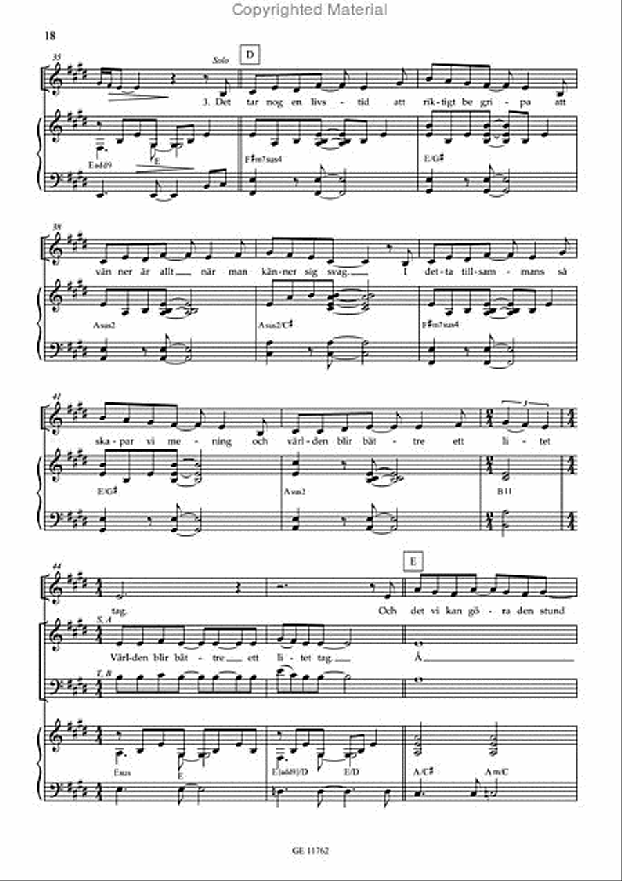 Den innersta viljan 4-Part scores gallery preview page 6