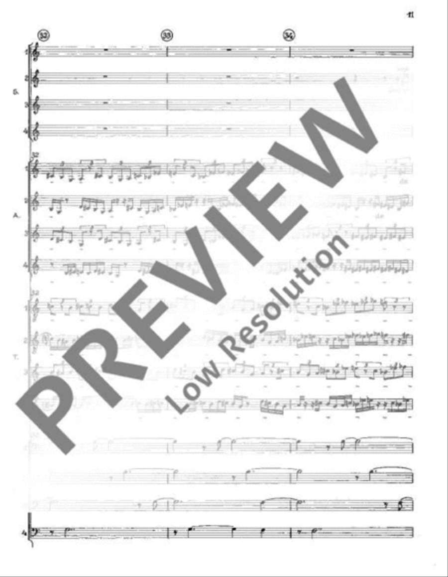 Drei Phantasien 4-Part scores gallery preview page 12