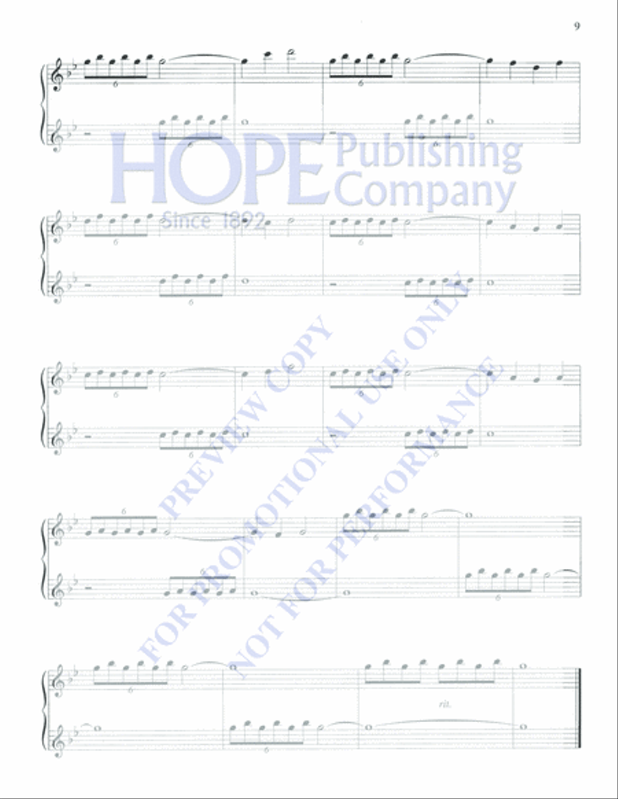 The Nativity Organ Solo scores gallery preview page 9