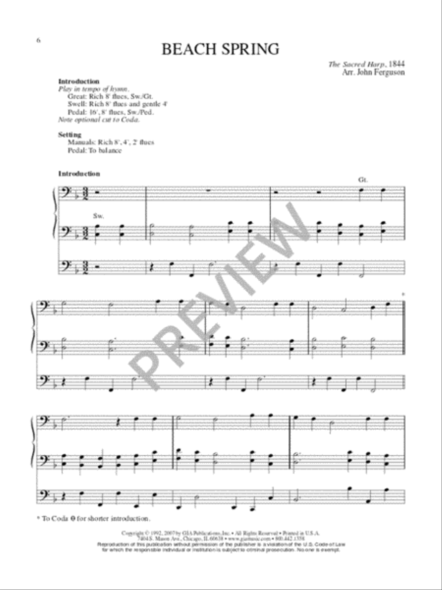 Hymn Harmonizations for Organ - Volume 5 Organ scores gallery preview page 9