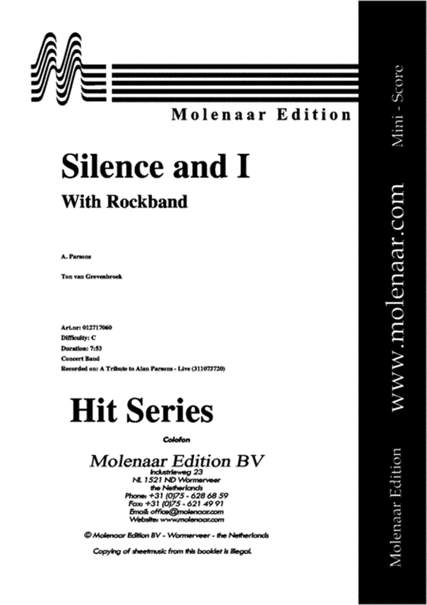 Silence and I image number null