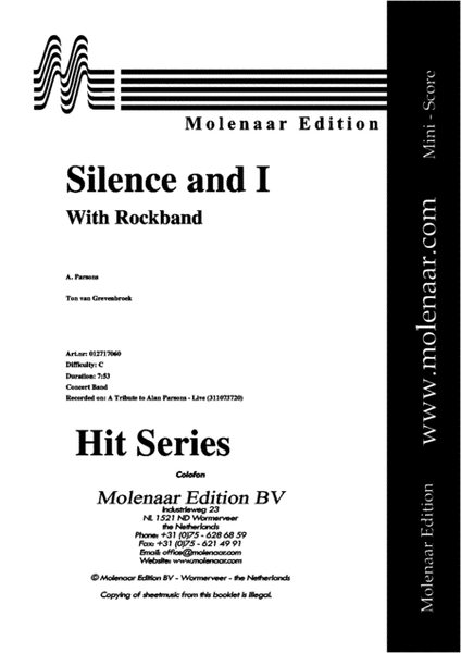 Silence and I image number null