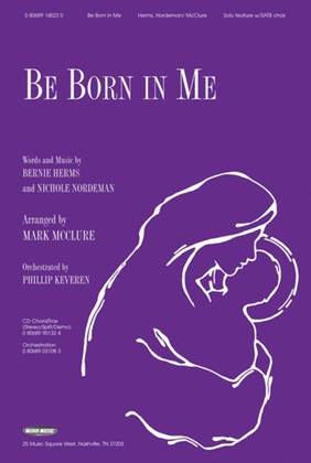Book cover for Be Born In Me - Anthem