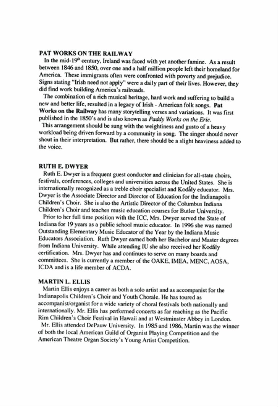 Pat Works On The Railway SSA scores gallery preview page 2