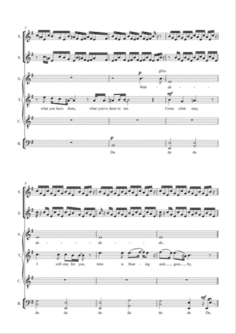 Come what may Come what may Choir scores gallery preview page 2