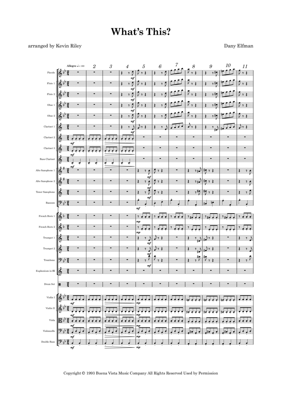 What's This? What's This? Full Orchestra scores gallery preview page 1