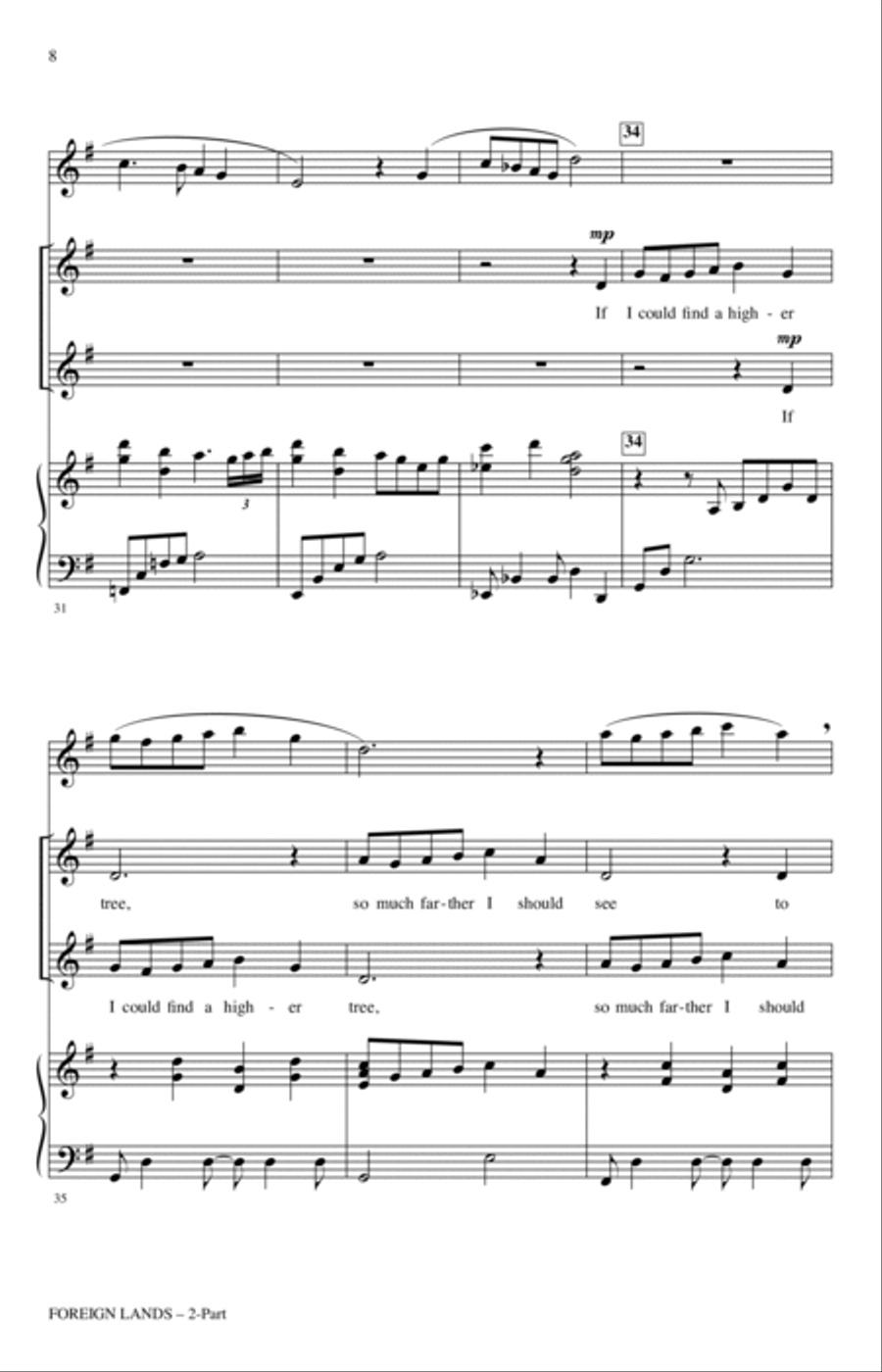 Foreign Lands 2-Part scores gallery preview page 6