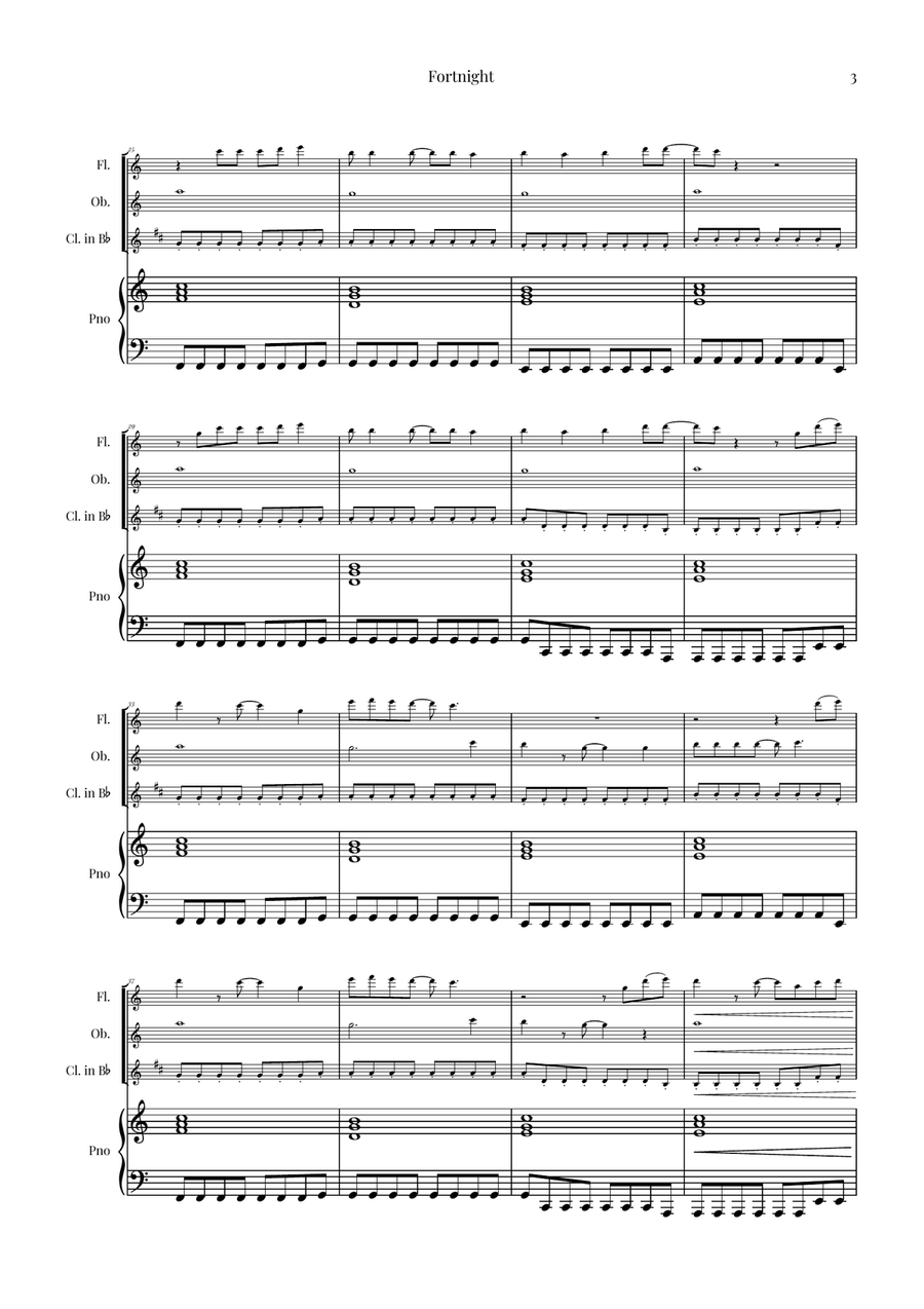 Fortnight Woodwind Trio scores gallery preview page 3