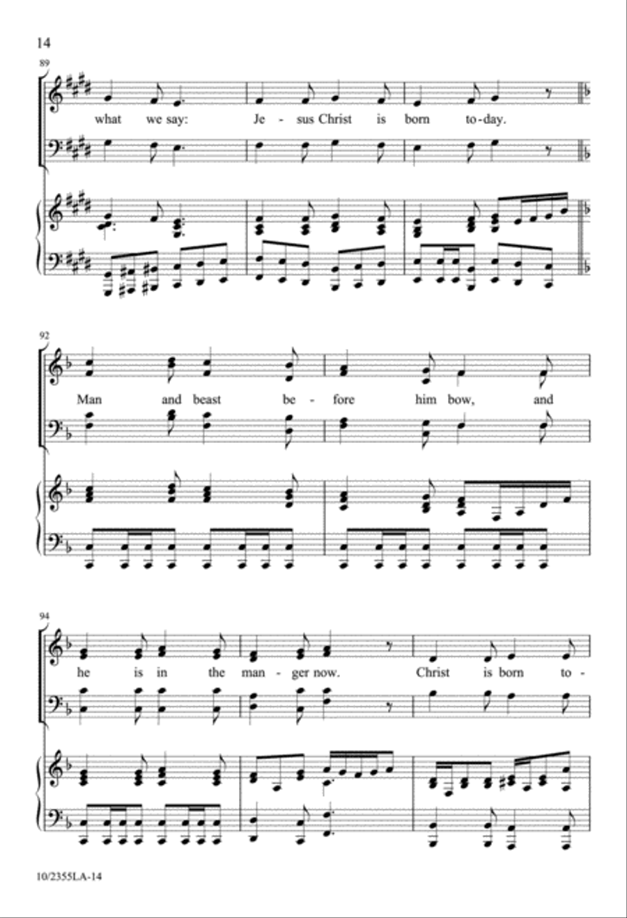 Season of Praise 4-Part scores gallery preview page 14