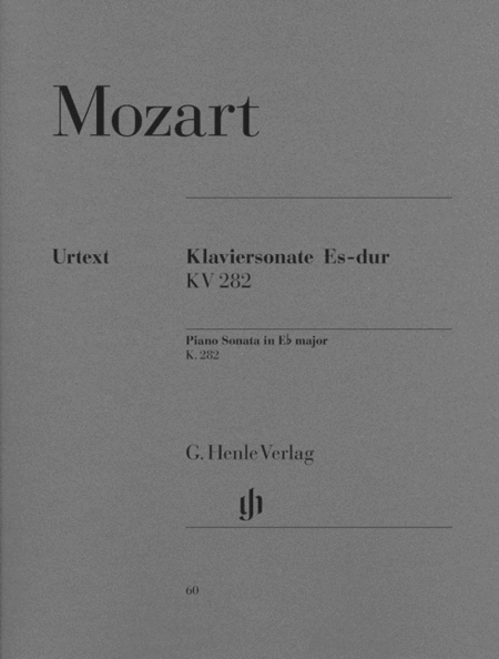 Mozart, Wolfgang Amadeus: Piano sonata E-flat major KV 282 (189g)