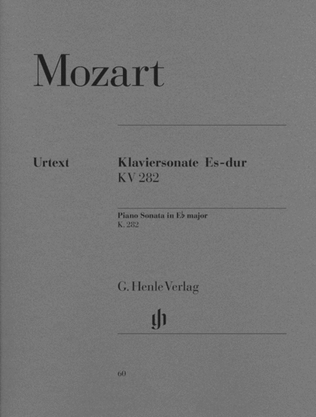 Book cover for Piano Sonata in E Flat Major K282 (189g)
