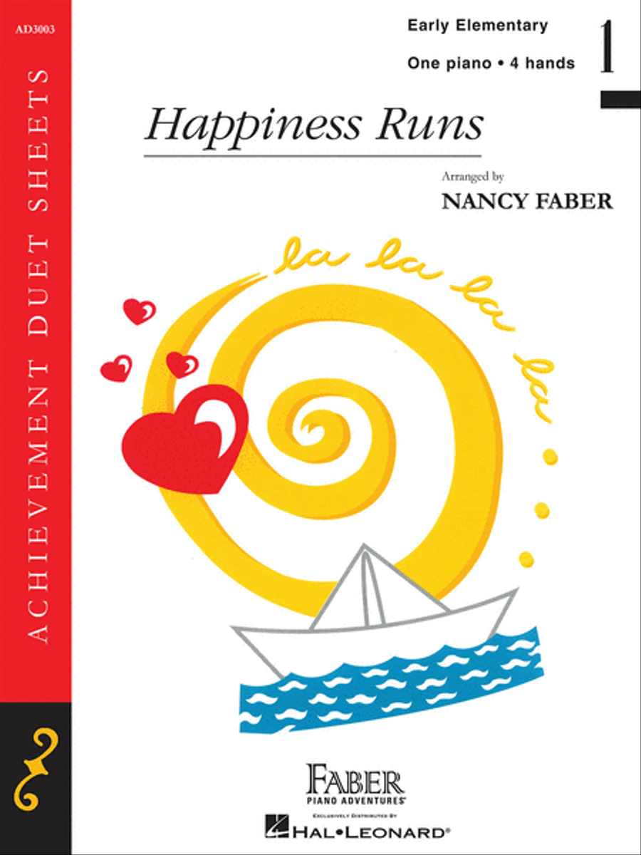 Happiness Runs Piano Method scores gallery preview page 1