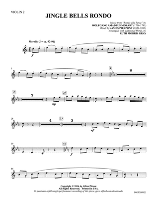 Jingle Bells Rondo: Violin 2