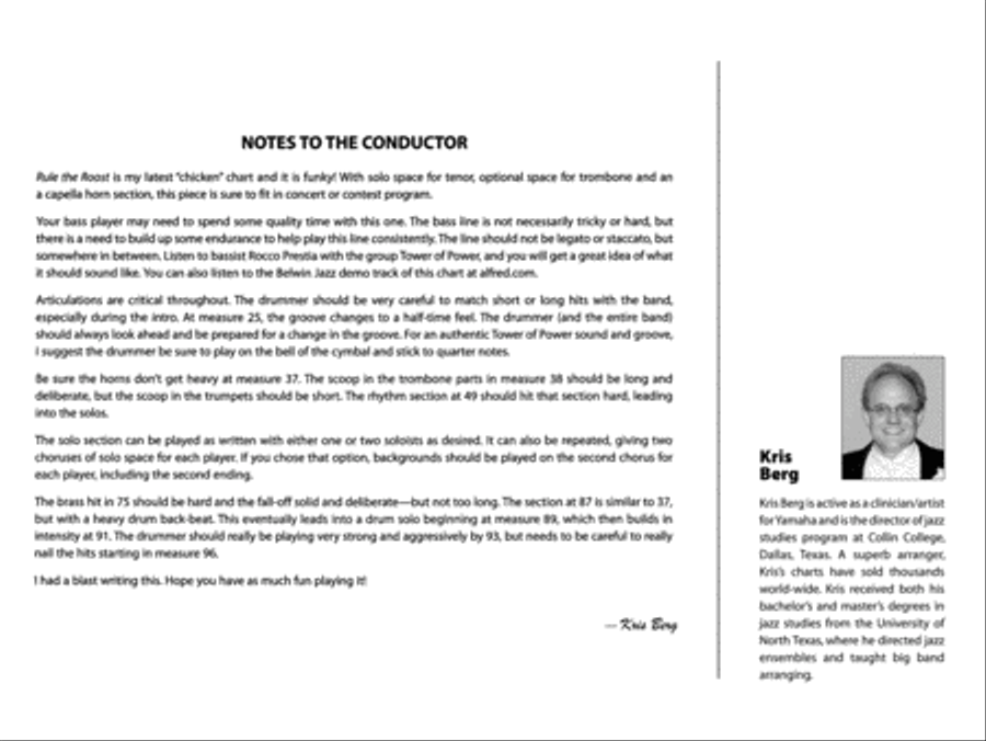 Rule the Roost Jazz Ensemble scores gallery preview page 3
