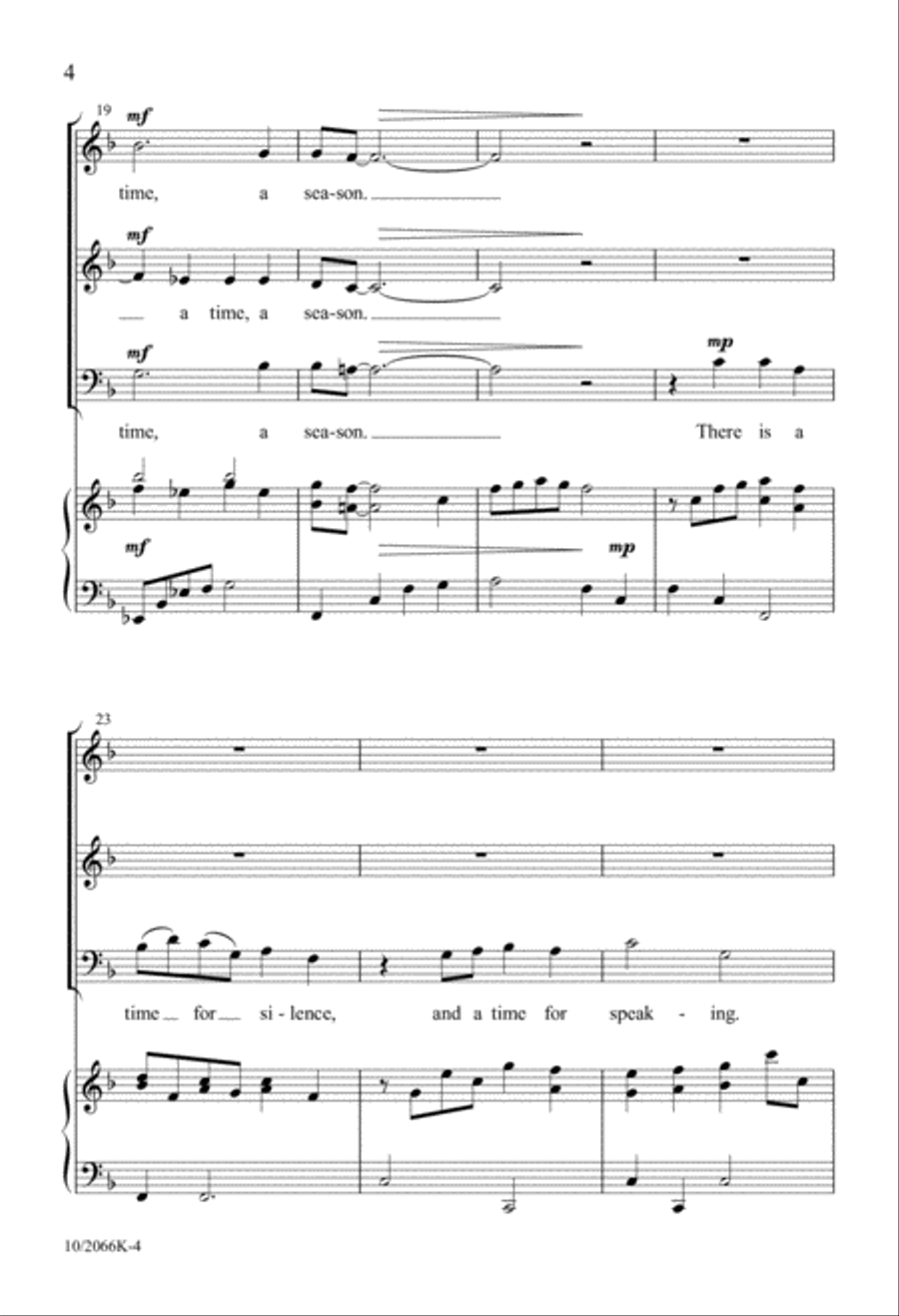A Time a Season A Time a Season 3-Part scores gallery preview page 4