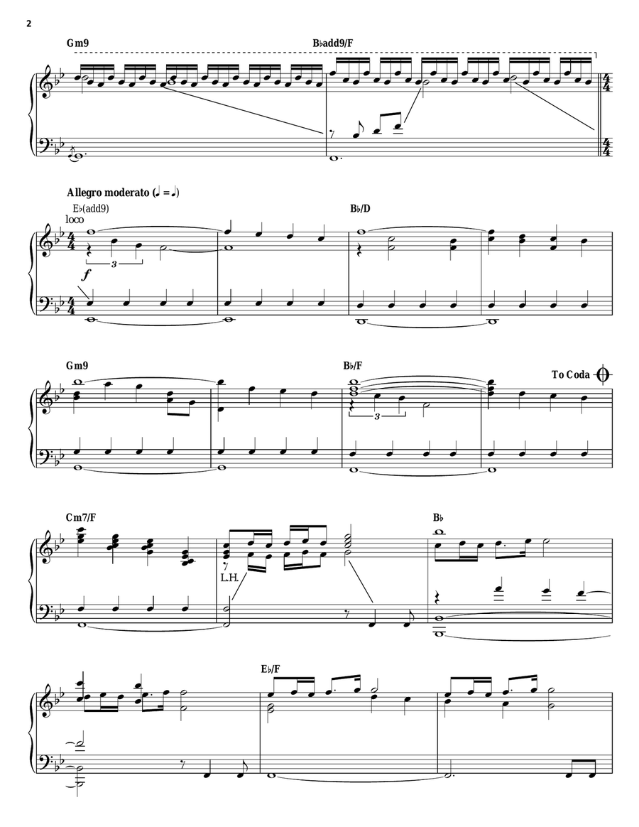 The Untouchables - Main Title Piano Solo scores gallery preview page 2