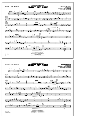 Light My Fire (arr. Paul Murtha) - Multiple Bass Drums