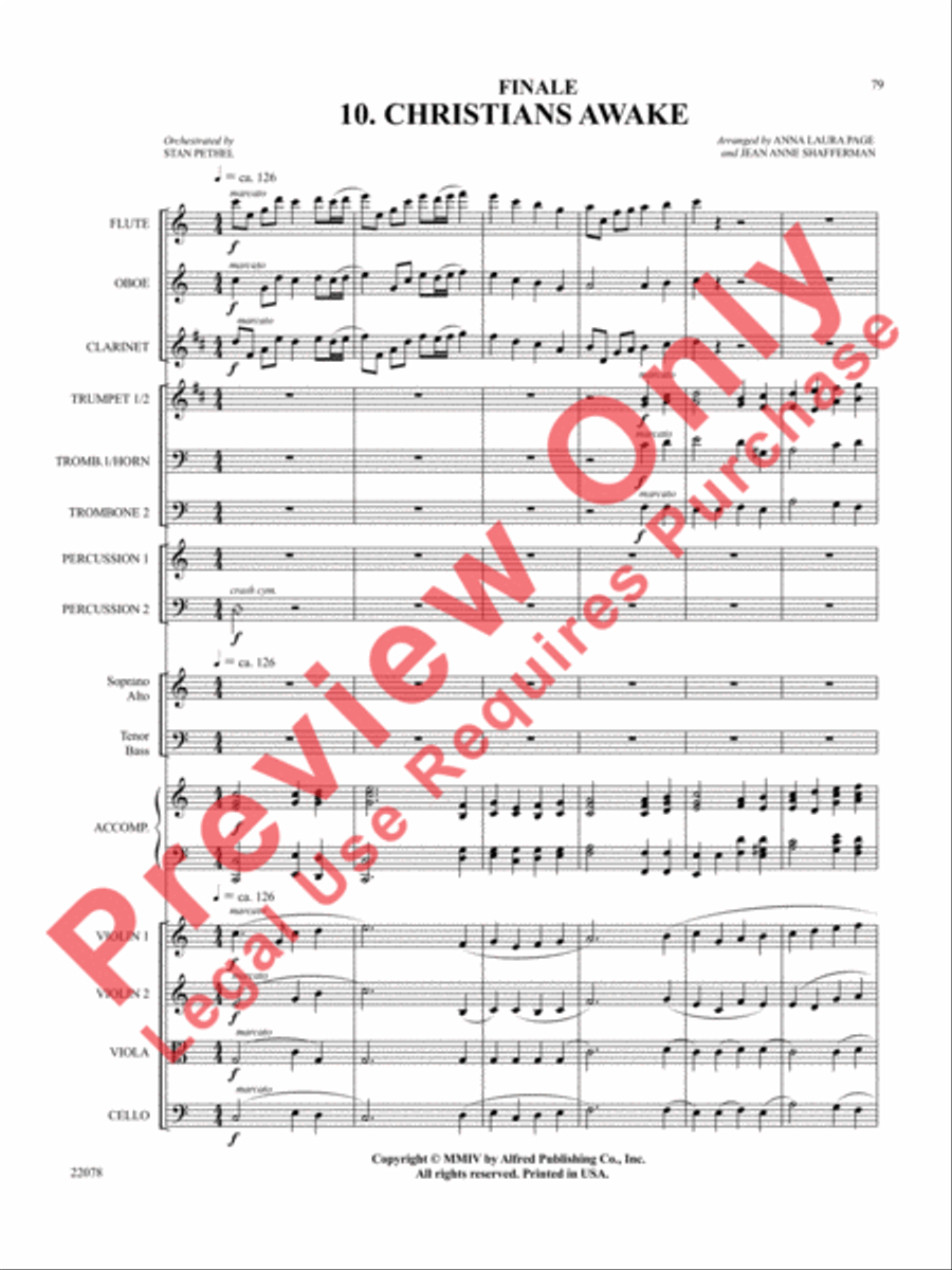 A Christmas Carol (Instrumental Parts) Choir scores gallery preview page 80