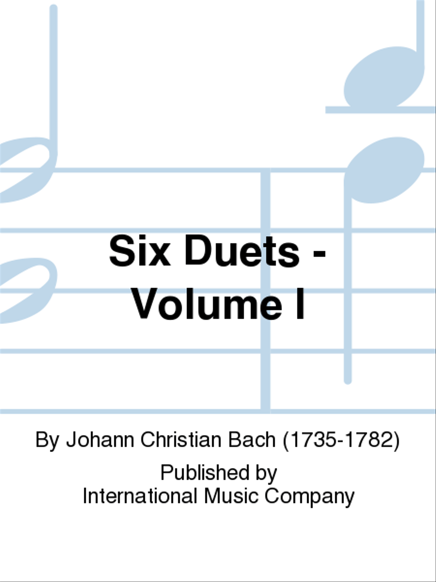 Six Duets: Volume I Violin scores gallery preview page 1