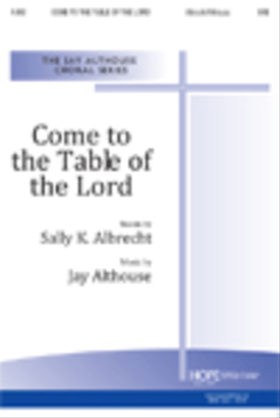 Come to the Table of the Lord - SAB 3-Part scores gallery preview page 1