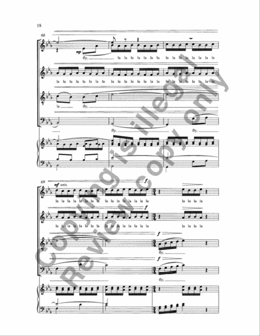 Every Night (When the Sun Goes Down) 4-Part scores gallery preview page 34