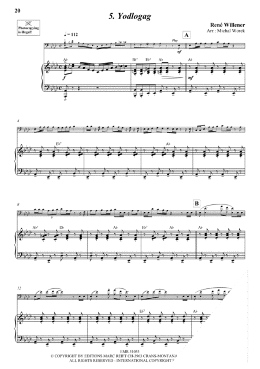 Folklore Volume 3 Bassoon Solo scores gallery preview page 8