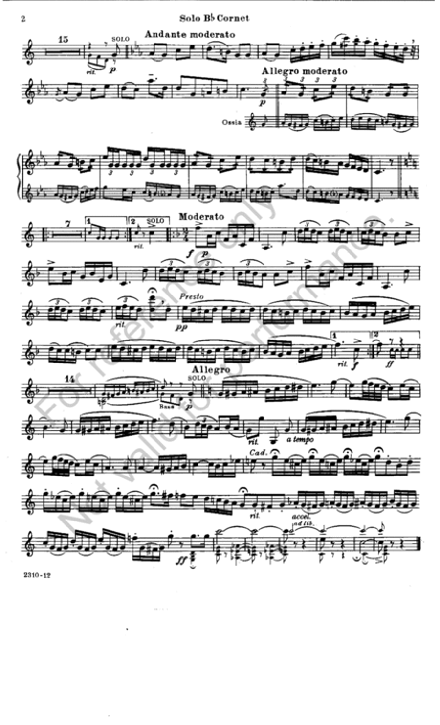 Falcaro Falcaro Trumpet Solo scores gallery preview page 3