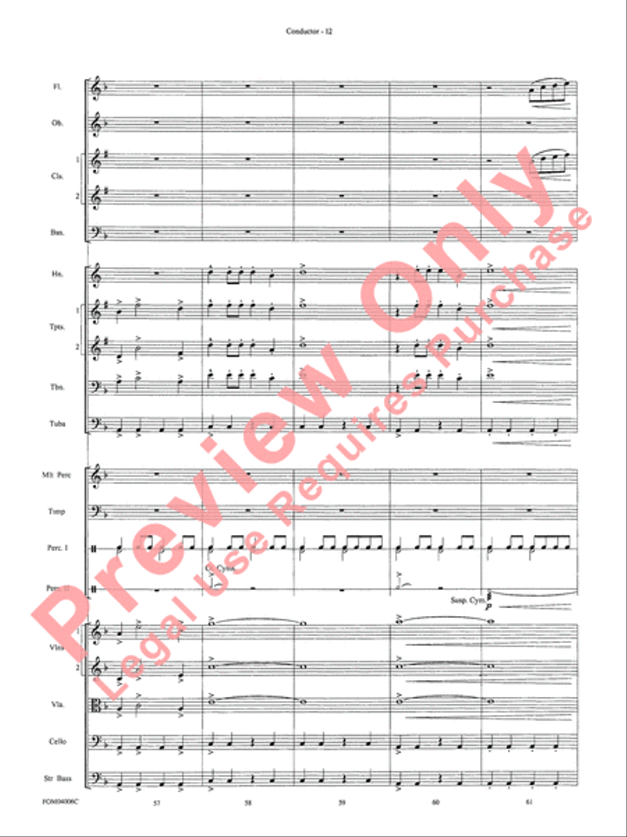 Go West! (Medley) Full Orchestra scores gallery preview page 15