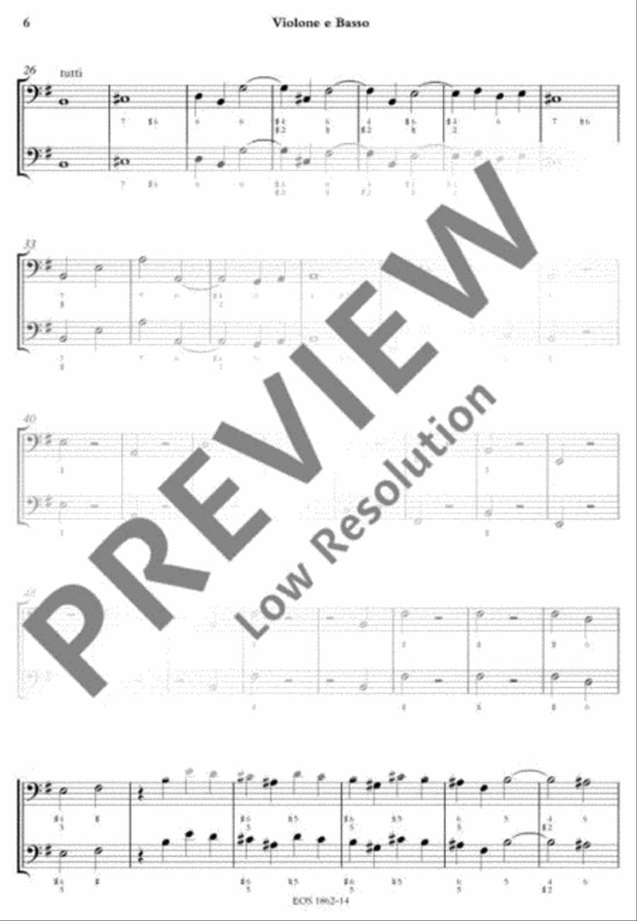 Concerto Grosso Concerto Grosso Basso Continuo scores gallery preview page 6