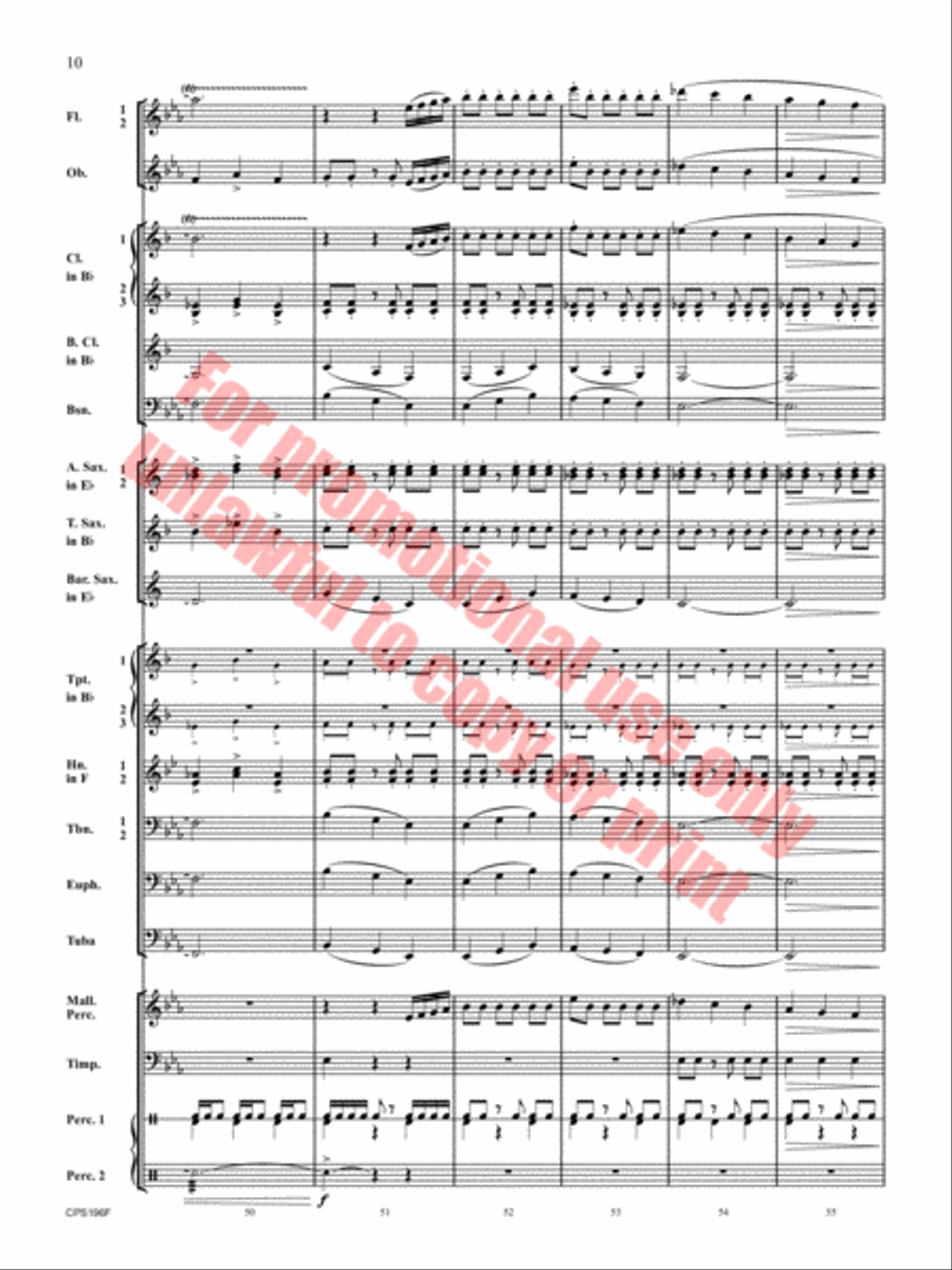 If I Could Fly Concert Band scores gallery preview page 11