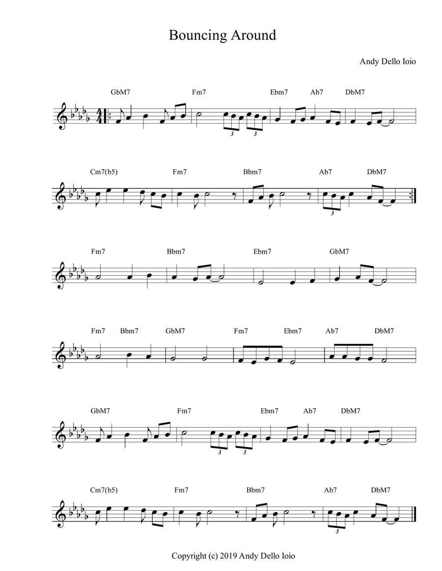 Bouncing Around Small Ensemble scores gallery preview page 1