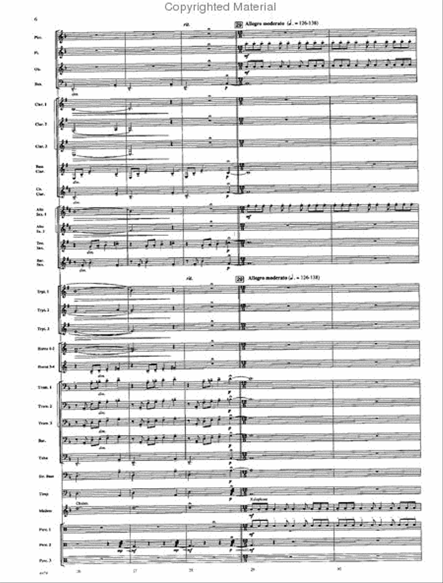 American Folk Fantasia Concert Band scores gallery preview page 7
