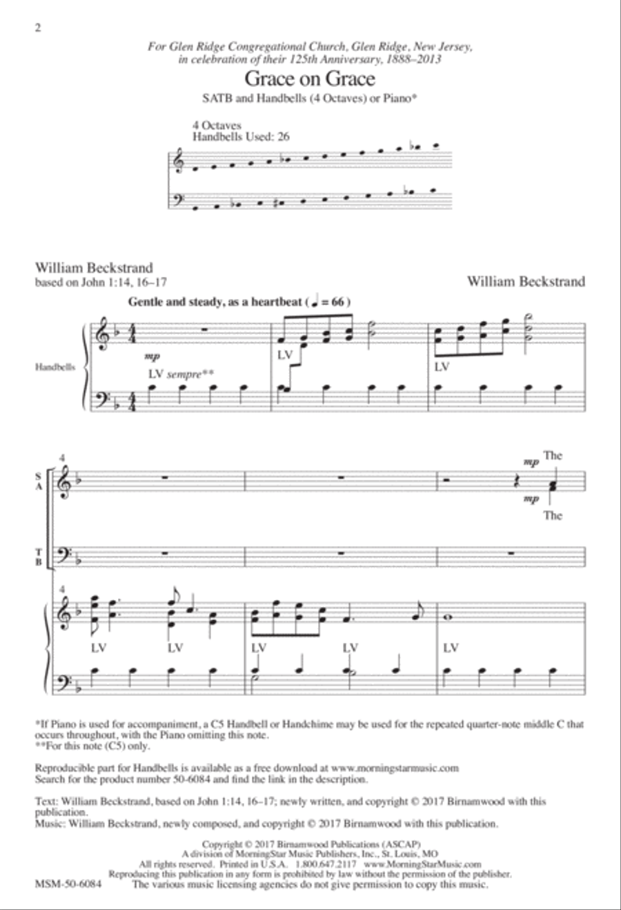 Grace on Grace 4-Part scores gallery preview page 2