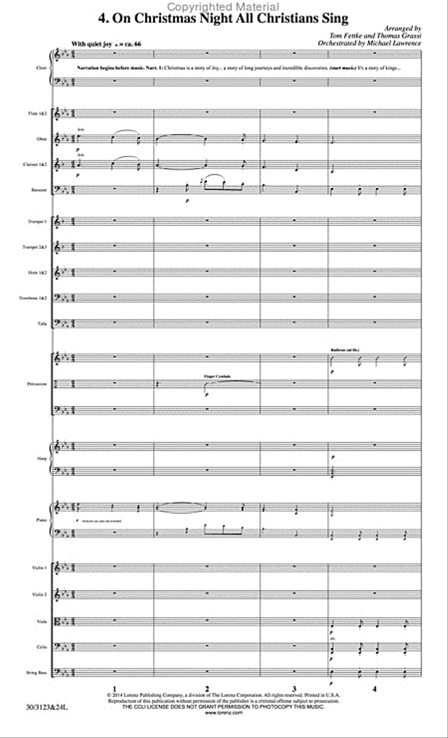 The Christmas Story - Set of Parts Choir scores gallery preview page 25