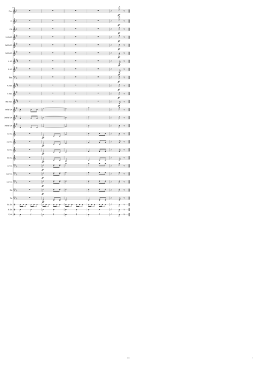 Indiana State Police March Marching Band scores gallery preview page 5