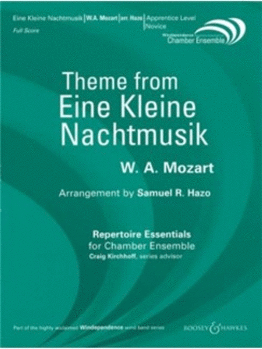 Theme from Eine Kleine Nachtmusik Clarinet scores gallery preview page 1