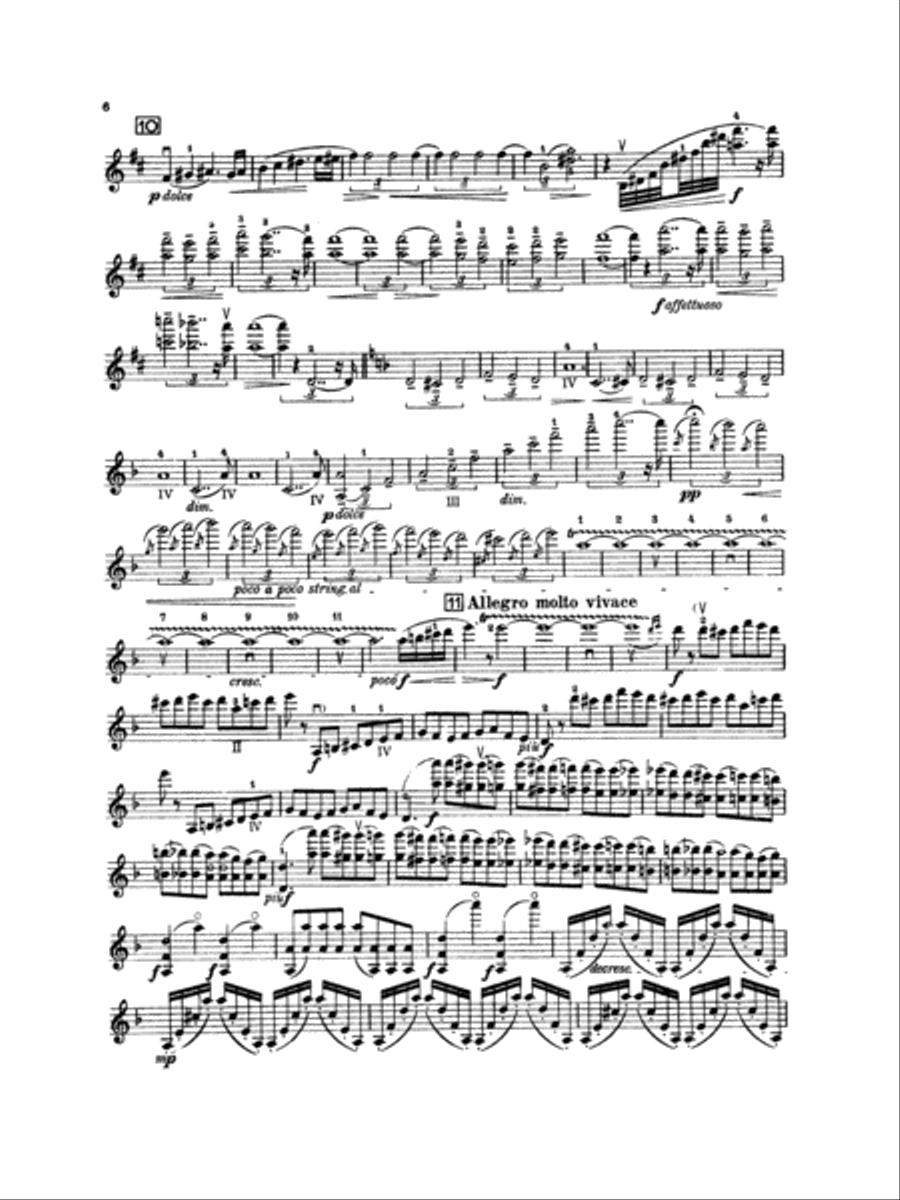 Sibelius: Concerto in D Minor, Op. 47 Violin scores gallery preview page 6