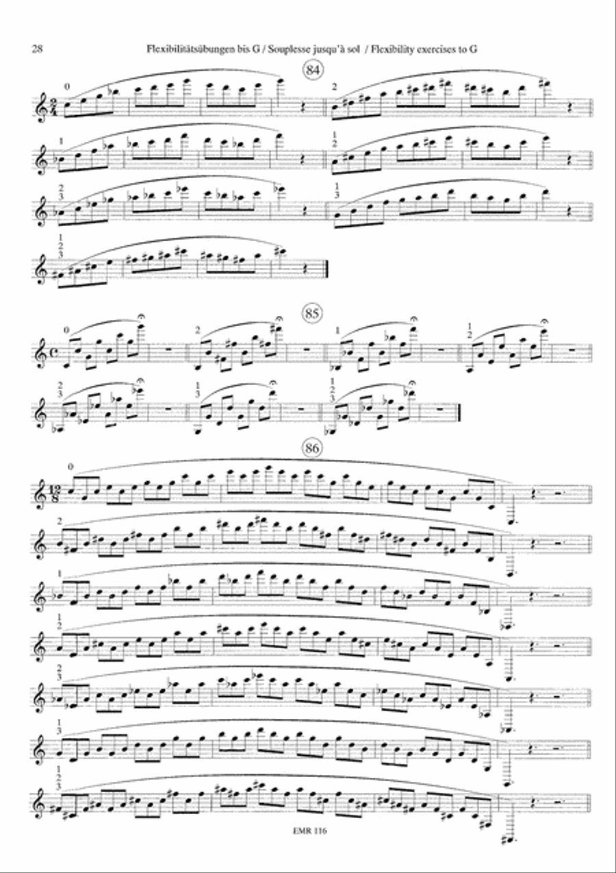 Die Flexibilitat / La Souplesse / Flexibility Cornet scores gallery preview page 14