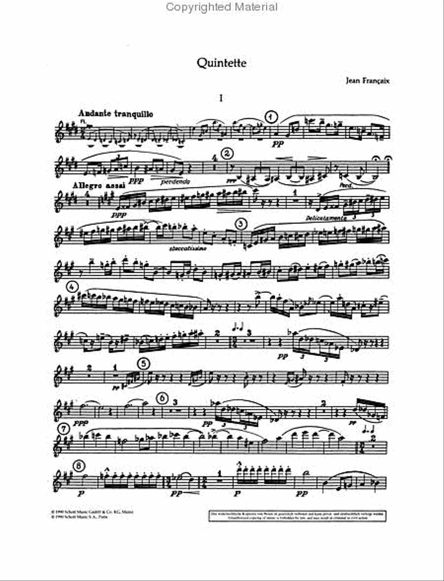 Wind Quintet Woodwind Quintet scores gallery preview page 4
