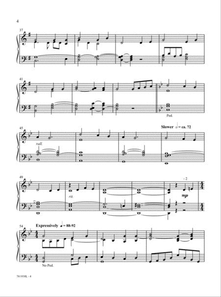 Easy Organ Library, Vol. 58 Organ Solo scores gallery preview page 4