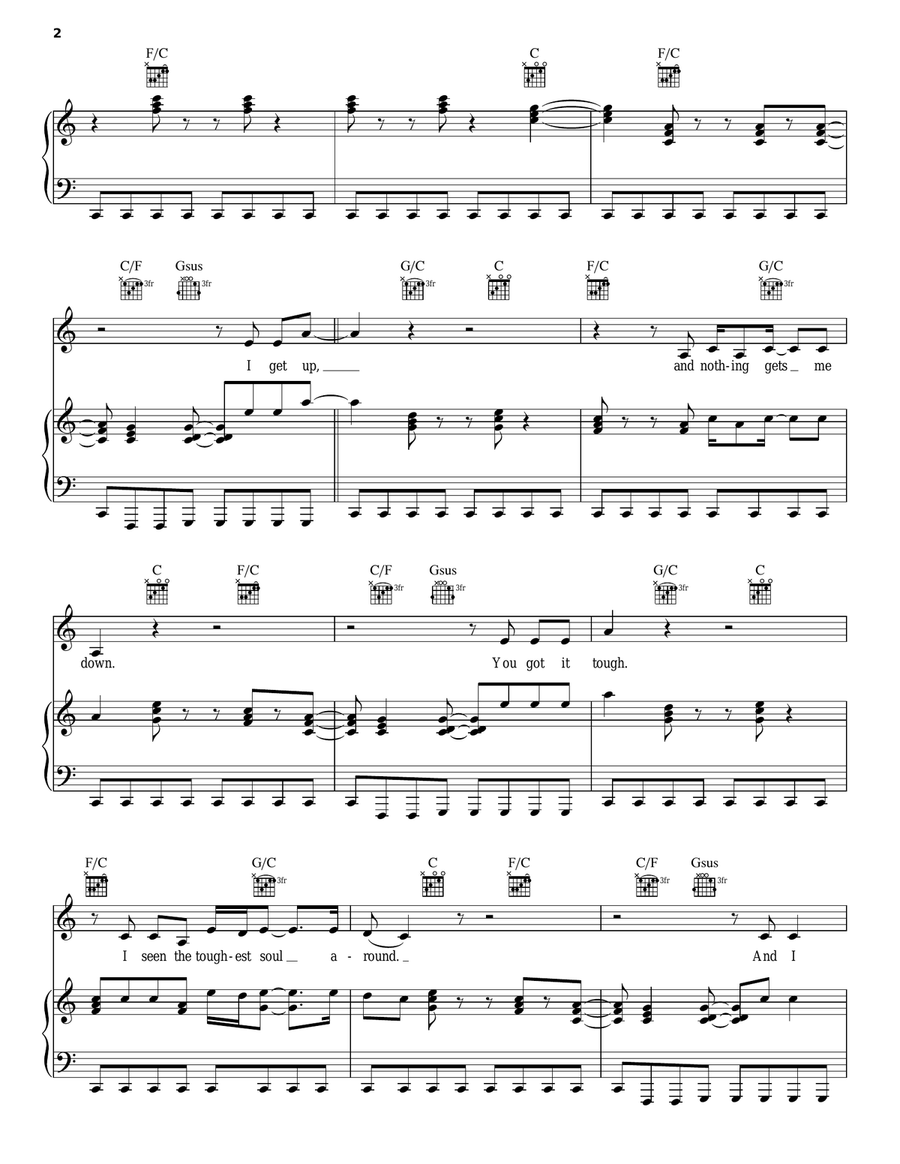 Jump Jump Acoustic Guitar scores gallery preview page 2