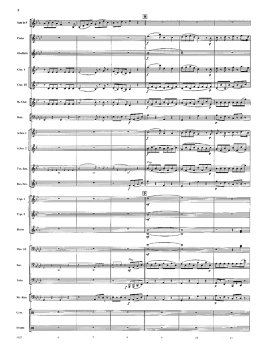 Romanza Concert Band scores gallery preview page 3