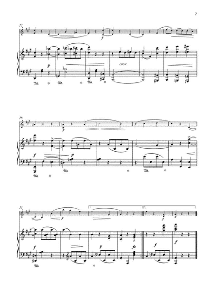 Phantasy Piece A major Op. 90, No. 4 Violin Solo scores gallery preview page 2